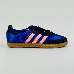 Adidas Women's Samba Blue and Pink Sneakers